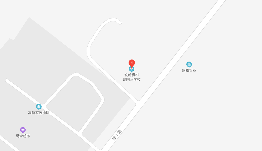 铁岭枫树岭国际学校地图图片