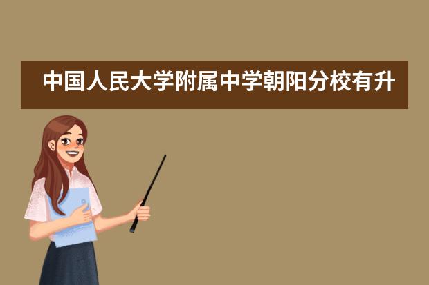 中国人民大学附属中学朝阳分校有升学指导服务吗?