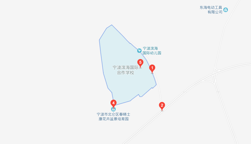 宁波滨海国际合作学校地图图片
