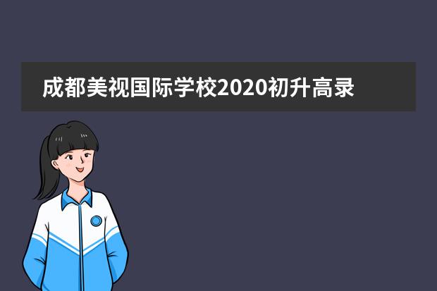 成都美视国际学校2020初升高录取政策