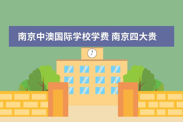南京中澳国际学校学费 南京四大贵族学校