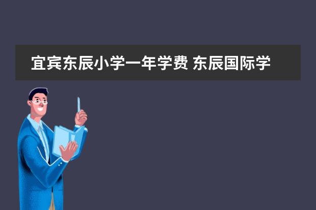 宜宾东辰小学一年学费 东辰国际学校每年学费及生活费需要多少钱