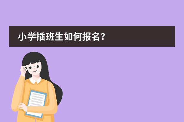 小学插班生如何报名？