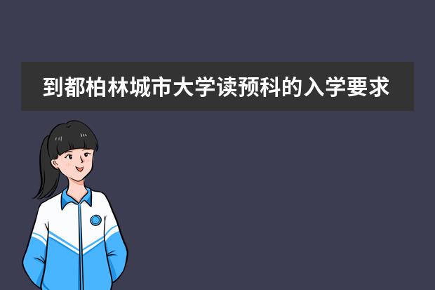 到都柏林城市大学读预科的入学要求是什么？