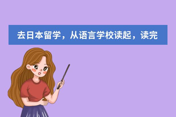 去日本留学，从语言学校读起，读完研究生，大概要多少钱？ 多谢了！！！