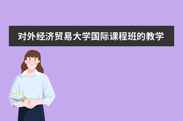 对外经济贸易大学国际课程班的教学环境怎么样？