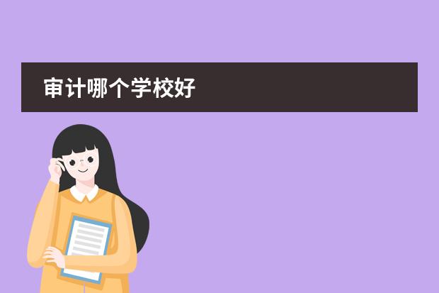 审计哪个学校好