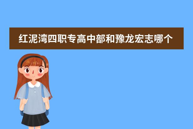 红泥湾四职专高中部和豫龙宏志哪个好