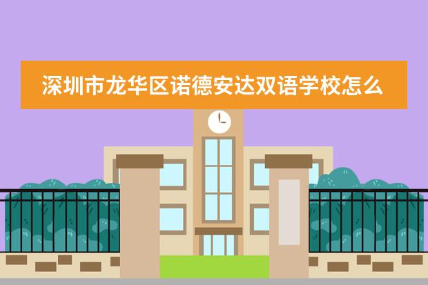 深圳市龙华区诺德安达双语学校怎么样