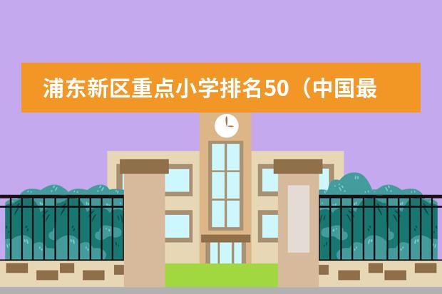 浦东新区重点小学排名50（中国最好的私立学校）