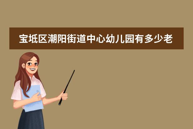 宝坻区潮阳街道中心幼儿园有多少老师