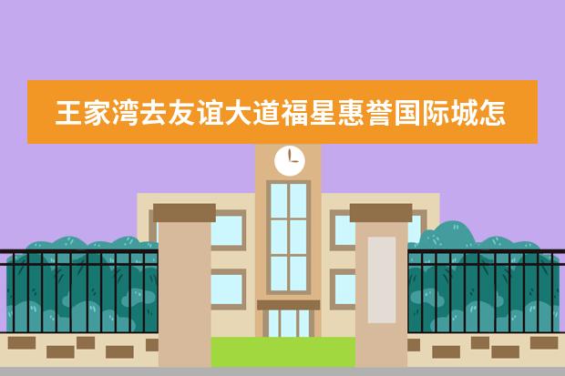 王家湾去友谊大道福星惠誉国际城怎么走