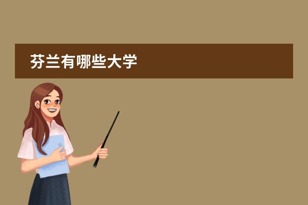 芬兰有哪些大学