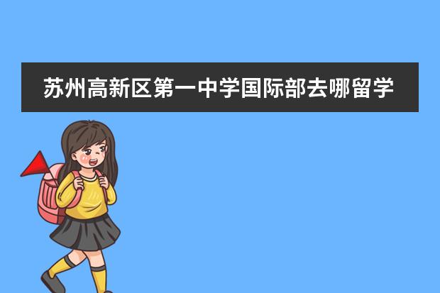 苏州高新区第一中学国际部去哪留学 留学国家介绍