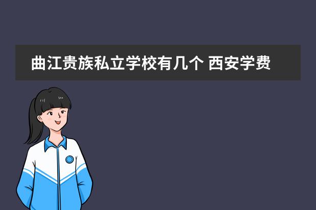 曲江贵族私立学校有几个 西安学费最贵的学校