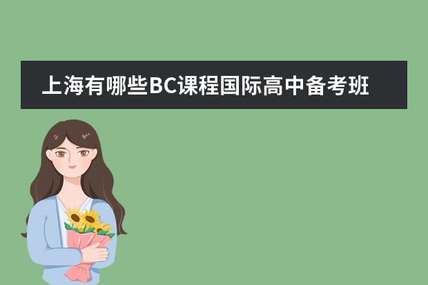 上海有哪些BC课程国际高中备考班，哪家好？新航道国际高中入学考试培训有这样的培训吗？