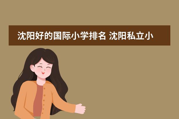 沈阳好的国际小学排名 沈阳私立小学排名