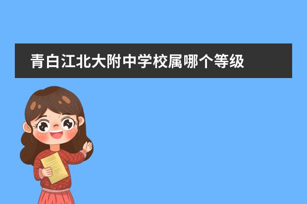 青白江北大附中学校属哪个等级