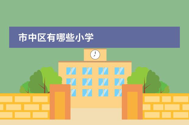 市中区有哪些小学
