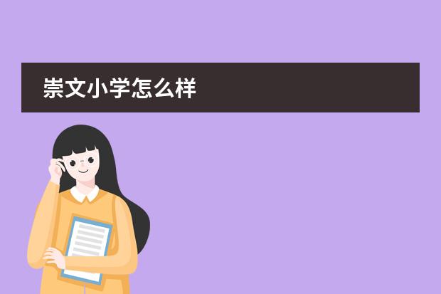 崇文小学怎么样