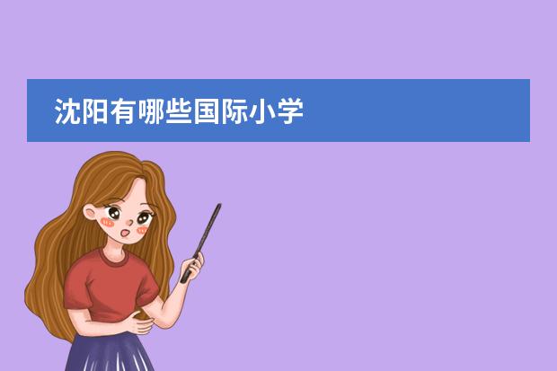 沈阳有哪些国际小学