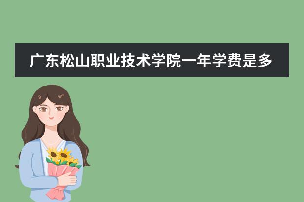 广东松山职业技术学院一年学费是多少