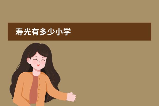 寿光有多少小学