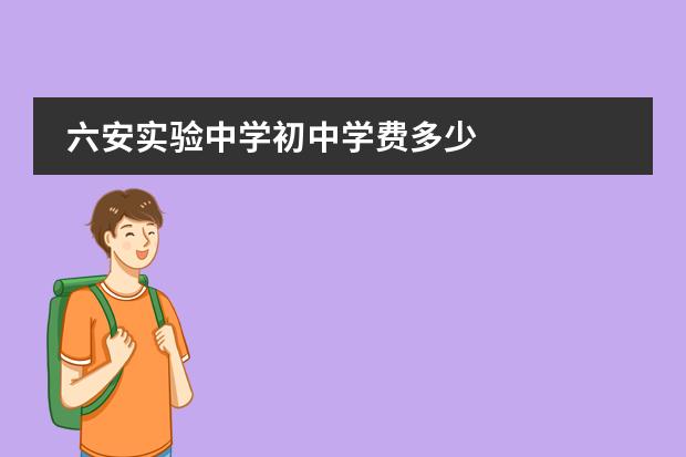 六安实验中学初中学费多少
