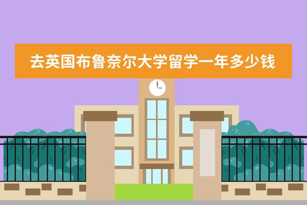 去英国布鲁奈尔大学留学一年多少钱